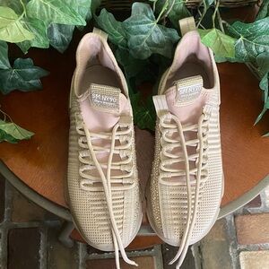 Steve Madden Beige Knit Sneakers